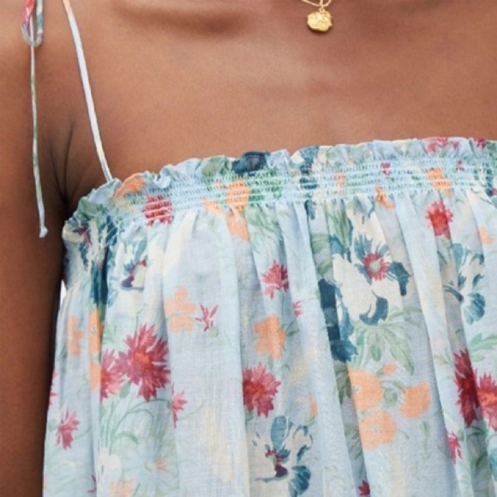 Loup Charmant Floral Blue Dress - Picture 4 of 13